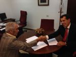 Firma del Convenio Marco con la ESSSCAN (Escuela de Servicios Sanitarios y Sociales de Canarias)